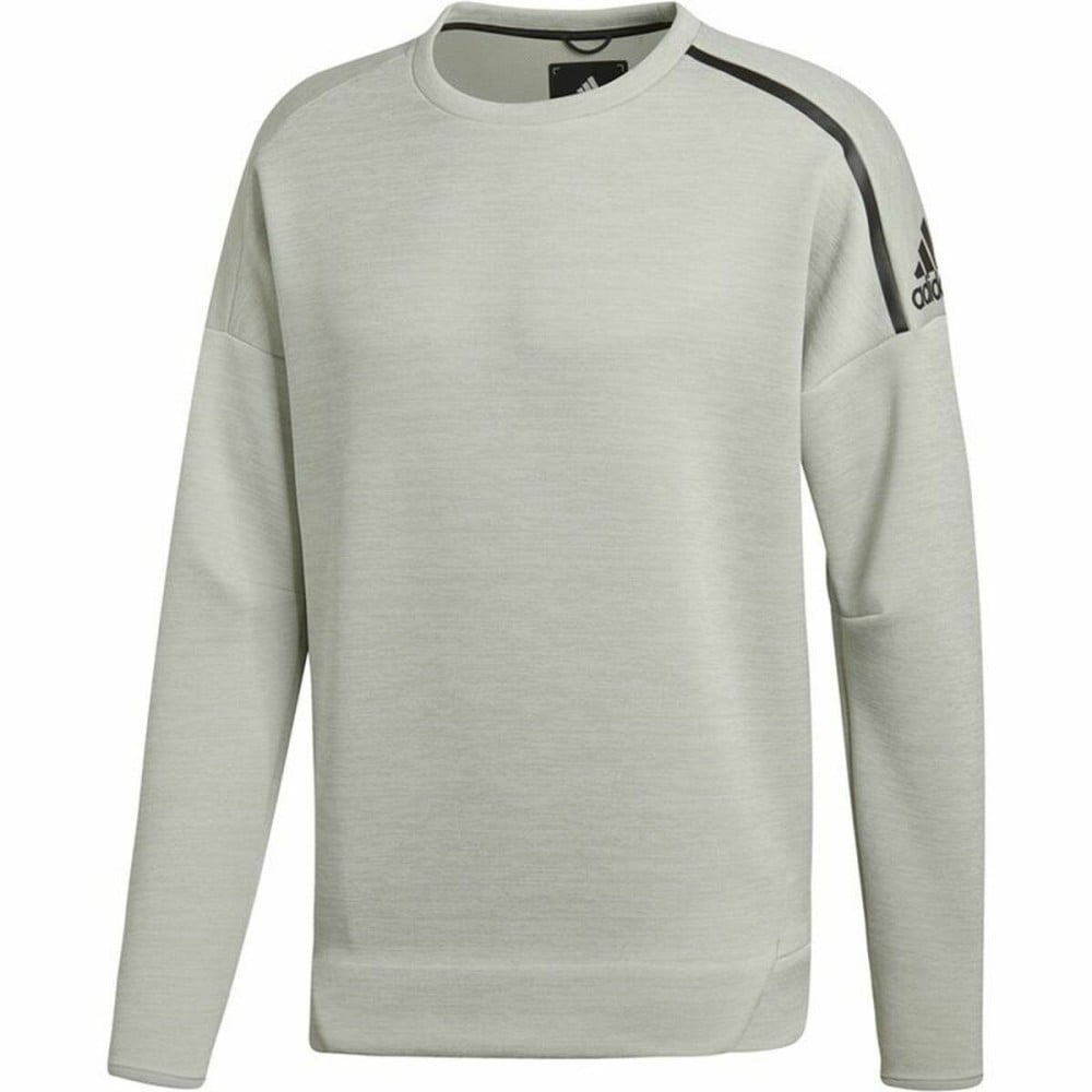 Sweat sans capuche homme Adidas Zne Crew Gr Gris clair