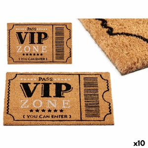 Paillasson VIP Imprimé PVC Fibres de coco 60 x 2 x 40 cm (10 Unités)