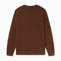 Sweat sans capuche homme Puma Essentials+ Graphic Crew Fl Hombre Marron