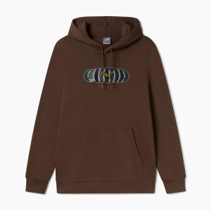 Herren Sweater mit Kapuze Puma Essentials+ Graphic Hoodie Fl Hombre