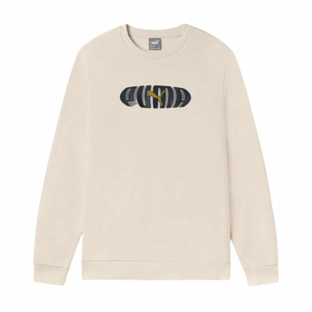 Herren Sweater ohne Kapuze Puma Essentials+ Graphic Crew Fl Hombre