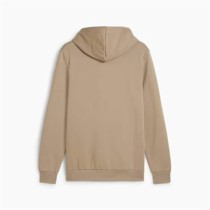 Sweat à capuche homme Puma Essentials+ 2 Col Big Logo Fl Marron