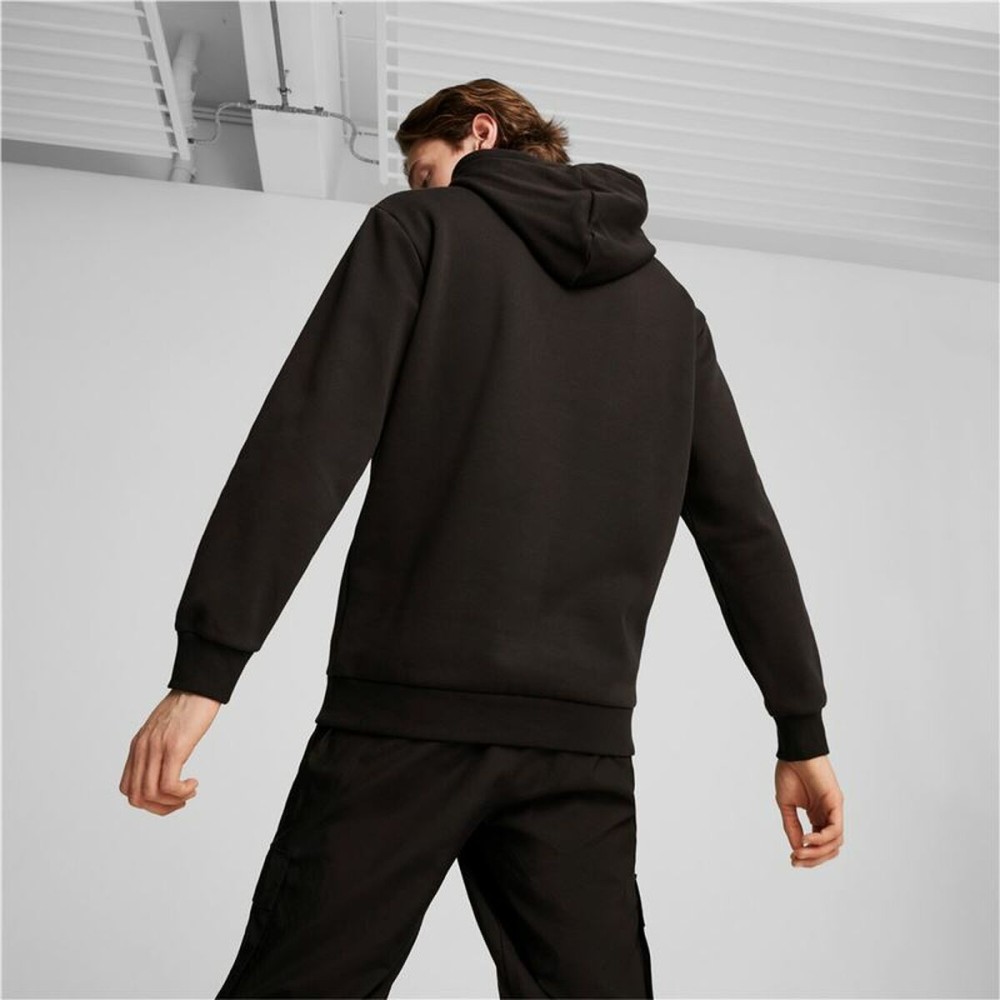 Herren Sweater mit Kapuze Puma Puma Power Graphic Schwarz