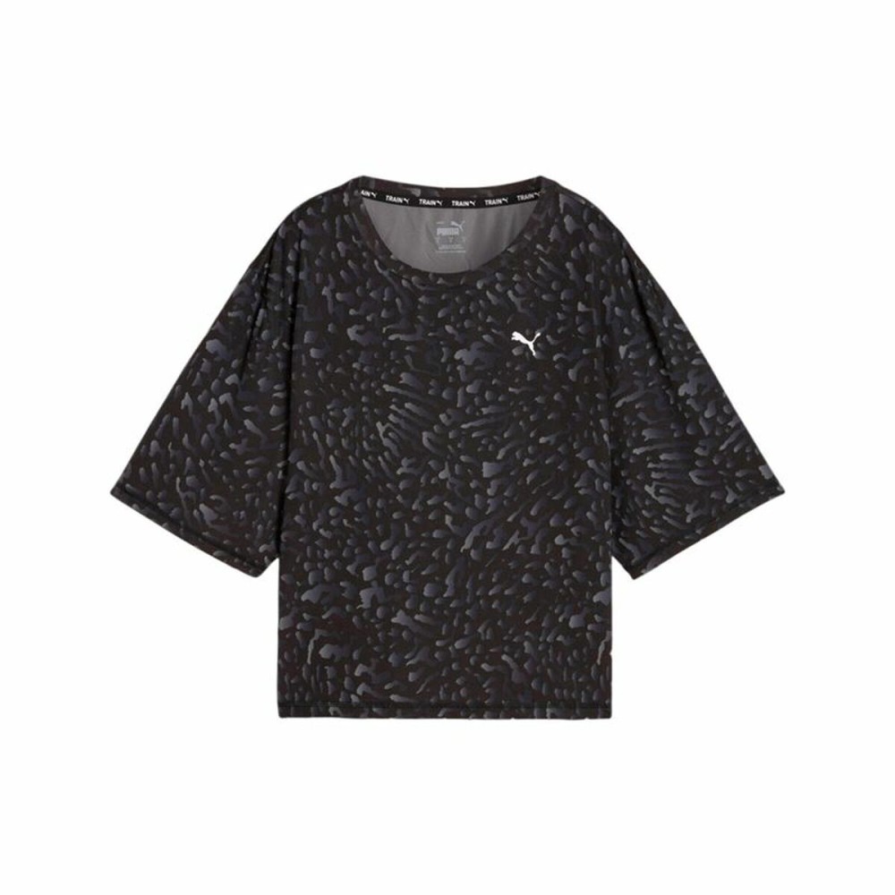 Damen Kurzarm-T-Shirt Puma Schwarz