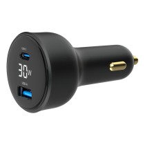 Ladegerät fürs Auto GEMBIRD TA-UC-AC2PD30LCD-CAR-01