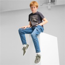 Kurzarm-T-Shirt für Kinder Puma Lila