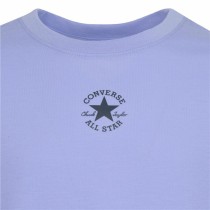 Child's Short Sleeve T-Shirt Converse Chuck Patch Boxy Violet