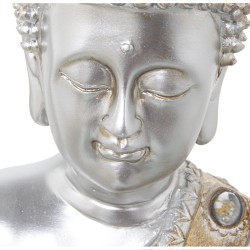 Decorative Figure Alexandra House Living Golden Silver Plastic Buddha 18 x 28 x 40 cm