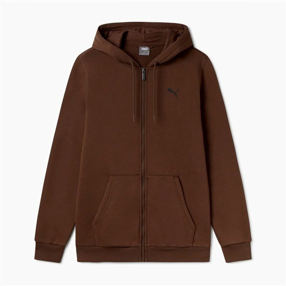 Herren Sweater mit Kapuze Puma Essentials+ Graphic Braun