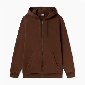 Herren Sweater mit Kapuze Puma Essentials+ Graphic Braun