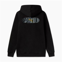 Herren Sweater mit Kapuze Puma Essentials+ Graphic Hoodie Fz Schwarz