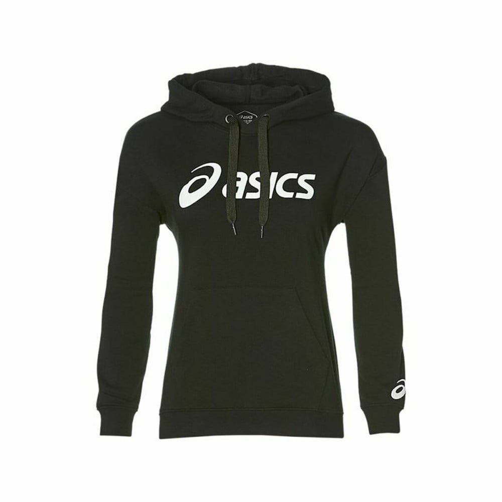 Sweat à capuche femme Asics Big Noir