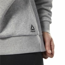 Women’s Sweatshirt without Hood Reebok Terry Crew Light grey