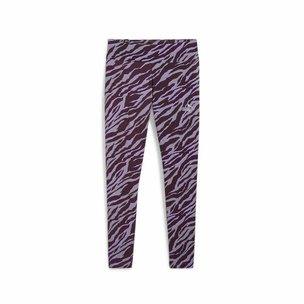 Leggings de Sport pour Femmes Puma Ess+ Animal Aop Violet