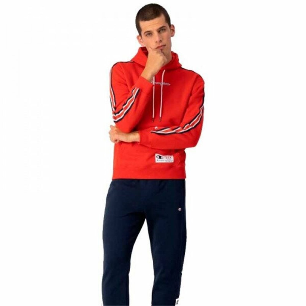 Sweat à capuche homme Champion Sport Tech Rouge