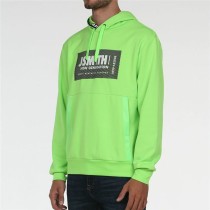 Herren Sweater mit Kapuze John Smith Siete verde Zitronengrün