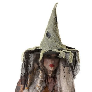 Hat Witch Covered in fabric