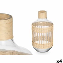 Bouteille décorative Gift Decor SG-30553 Transparent Naturel 18 x 34 x 18 cm (4 Unités)