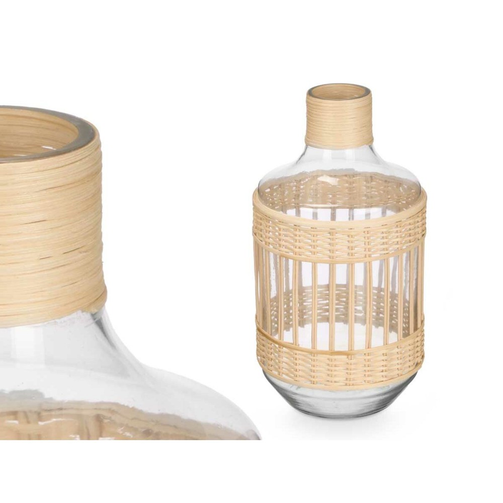 Bouteille décorative Gift Decor SG-30553 Transparent Naturel 18 x 34 x 18 cm (4 Unités)