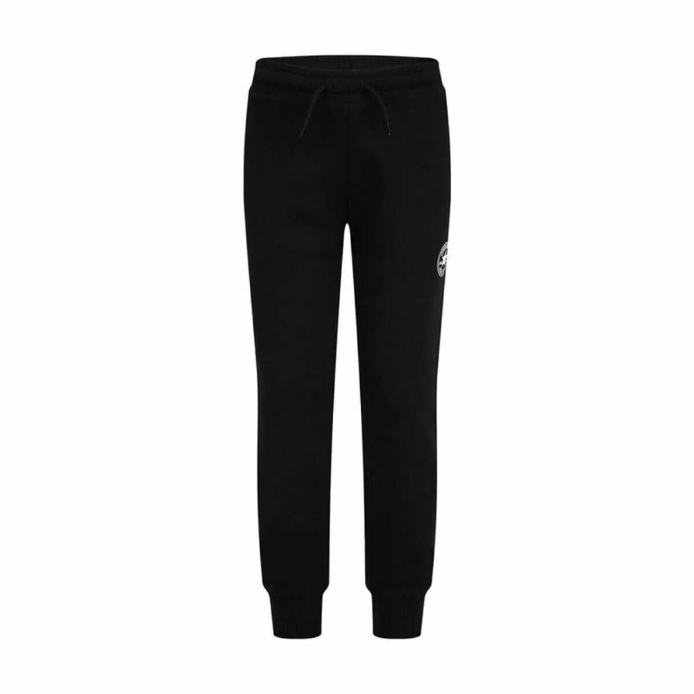 Children's Tracksuit Bottoms Converse Signature Black