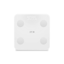 Digitale Personenwaage SPC Internet ATENEA FIT 3 Weiß Verre trempé 180 kg 50 x 50 x 28 cm