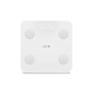 Digitale Personenwaage SPC Internet ATENEA FIT 3 Weiß Verre trempé 180 kg 50 x 50 x 28 cm