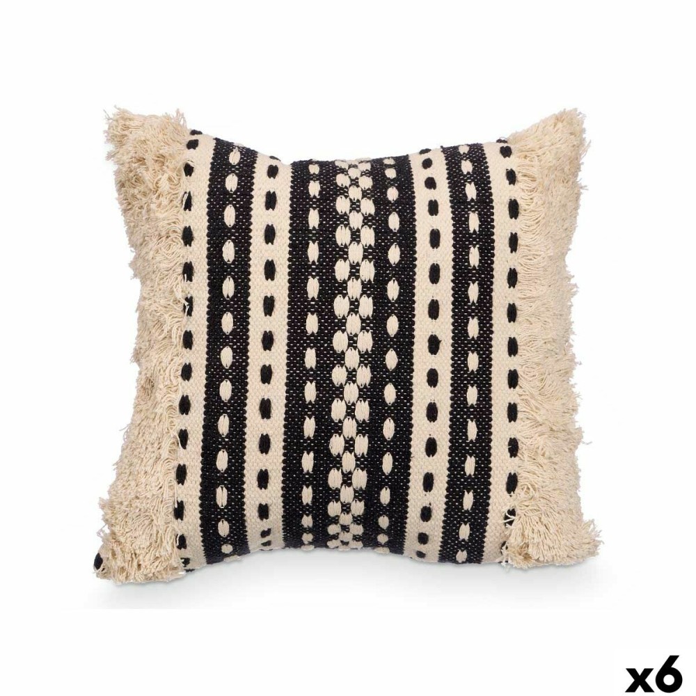 Coussin 4737 Noir Beige 45 x 15 x 45 cm (6 Unités)