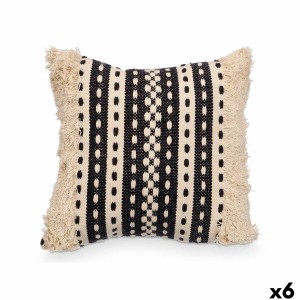 Coussin 4737 Noir Beige 45 x 15 x 45 cm (6 Unités)