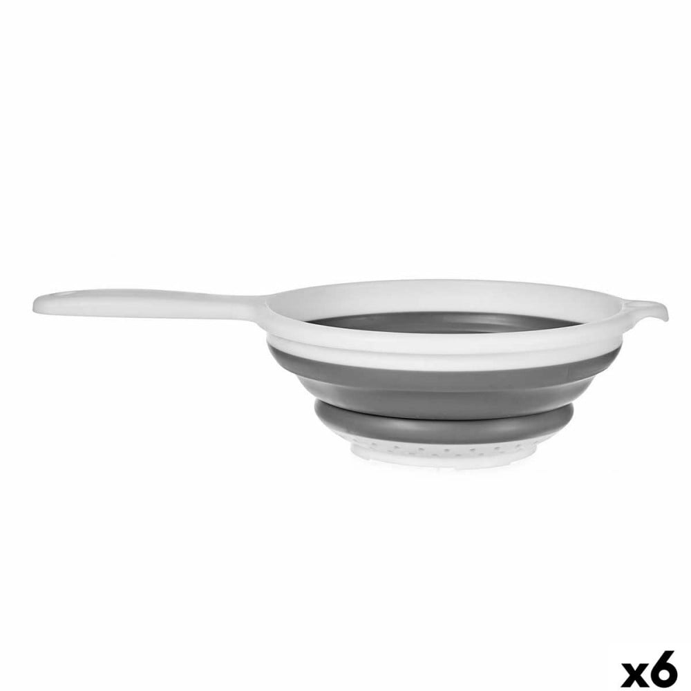 Sieb Kinvara CK15588-16 Weiß Grau Polypropylen TPR 33,5 x 20 x 8 cm 20 x 33,5 x 3,5 cm (6 Stück)