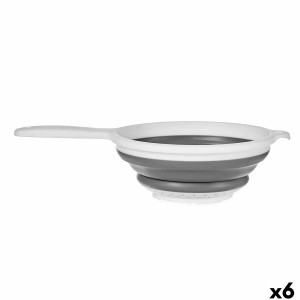Tamis Kinvara CK15588-16 Blanc Gris polypropylène TPR 33,5 x 20 x 8 cm 20 x 33,5 x 3,5 cm (6 Unités)