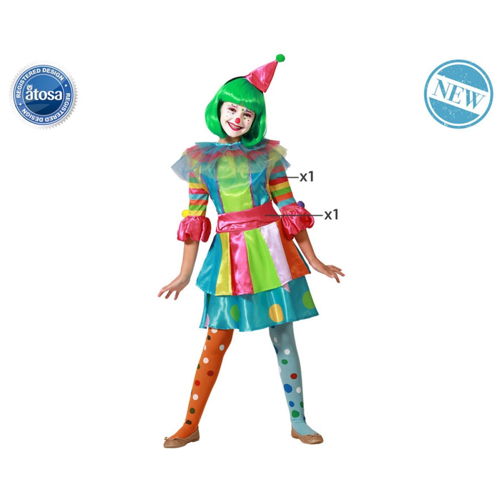 Verkleidung für Kinder Clownin