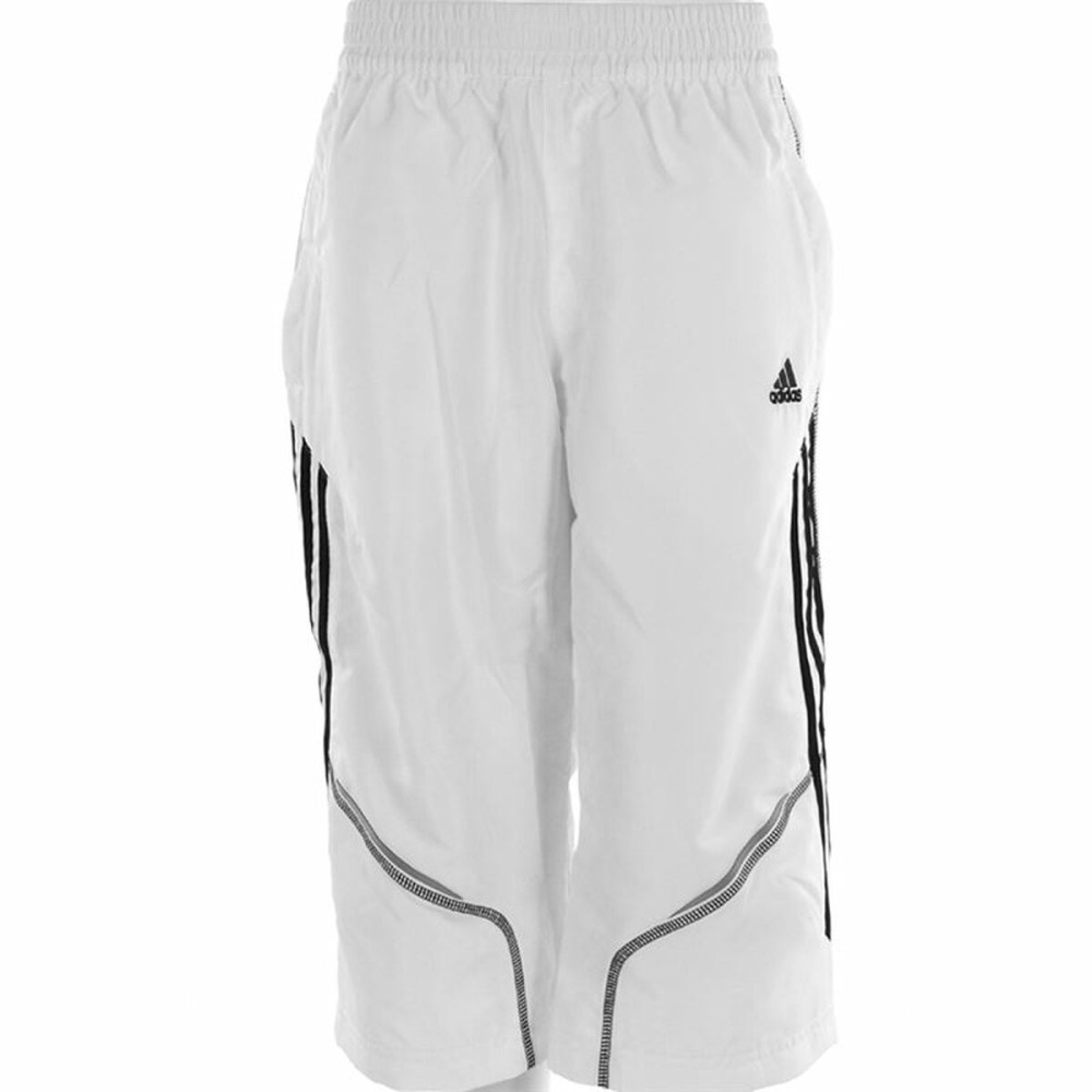 Children's Tracksuit Bottoms Adidas Sportswear  White