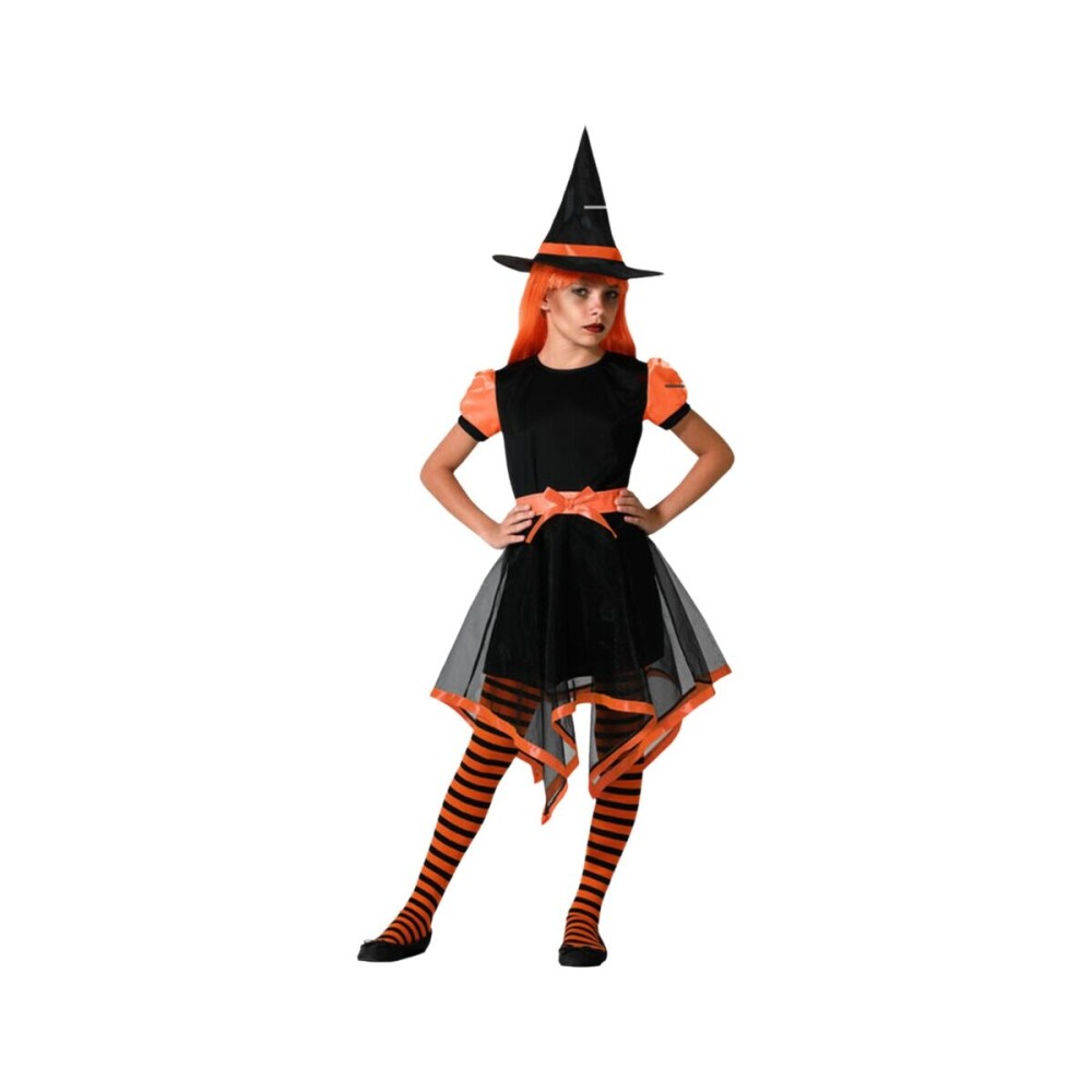 Verkleidung für Kinder Orange Hexe
