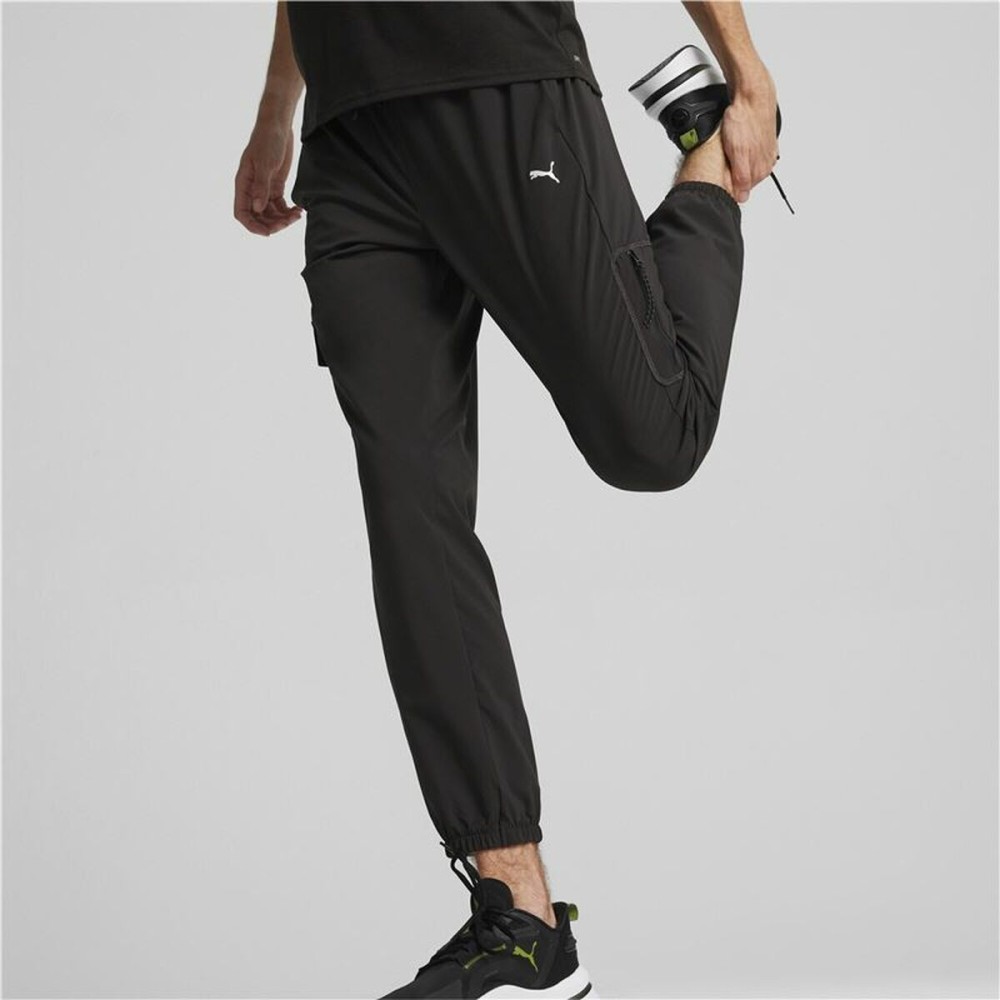 Trainingshose für Erwachsene Puma Flex Woven Cargo Schwarz Herren