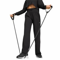 Lange Sporthose Puma Cloudspun Hw Wide Schwarz Damen