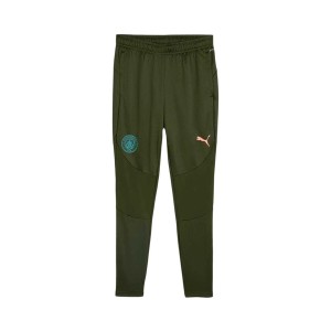 Trainingshose für Erwachsene Puma Manchester City Training grün Olive Unisex