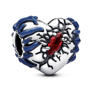 Ladies' Beads Pandora STRANGER THINGS GLOW-IN-THE-DARK HEART Silver