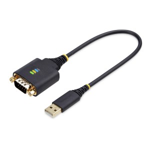 Câble USB Startech 1P1FFC-USB-SERIAL Noir 30 cm