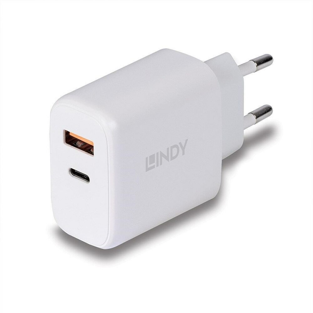 Ladegerät fürs Auto LINDY 73424 Weiß 18 W 30 W