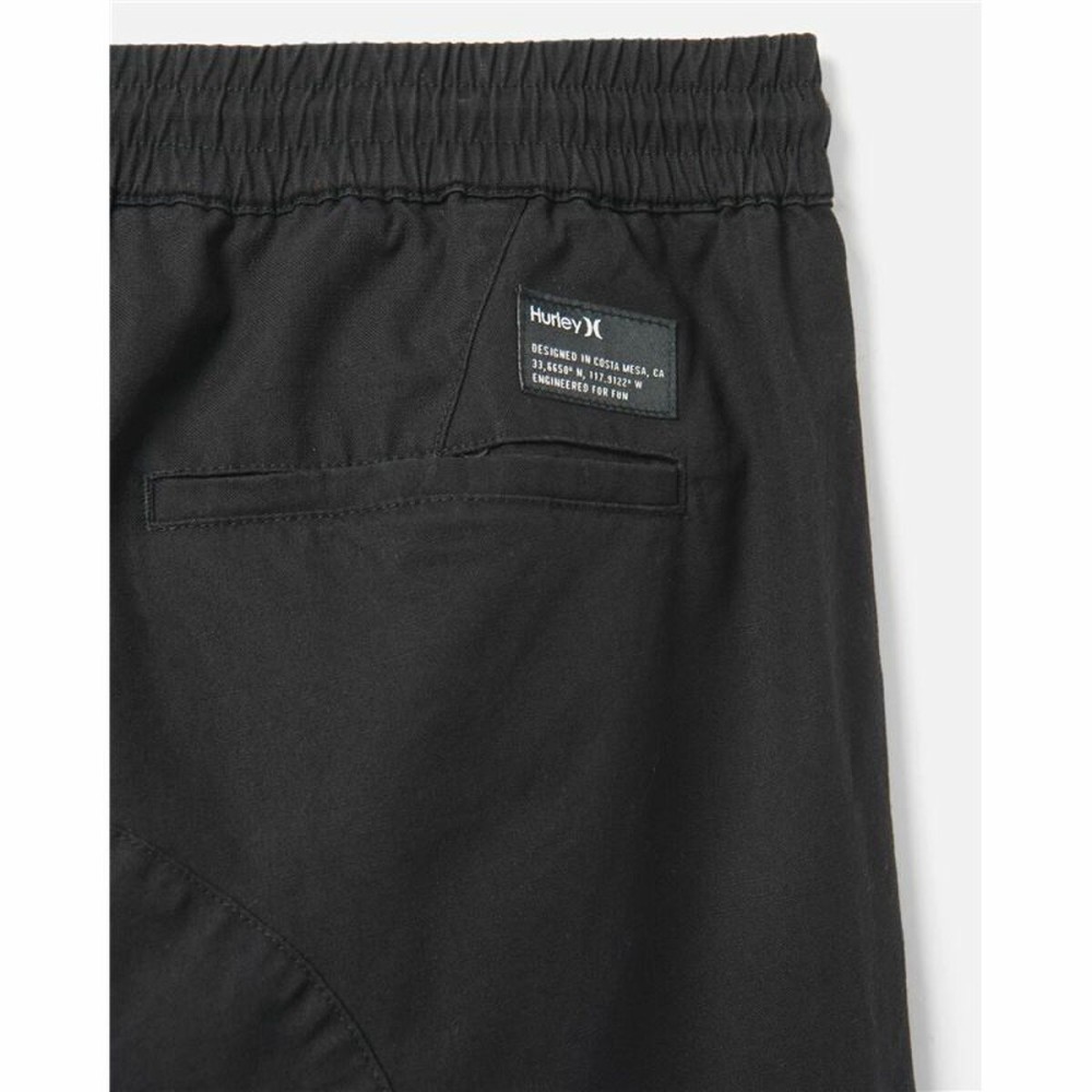 Long Sports Trousers Hurley Cruiser Cargo Black Men