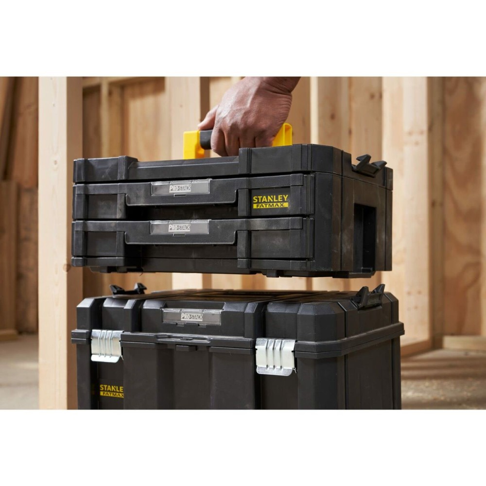 Toolbox Stanley Metal 2 Compartments