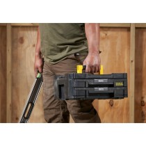 Werkzeugkasten Stanley Metall 2 Fächer