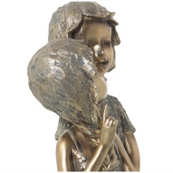 Deko-Figur Alexandra House Living Gold Kunststoff Kinder 16 x 20 x 29 cm