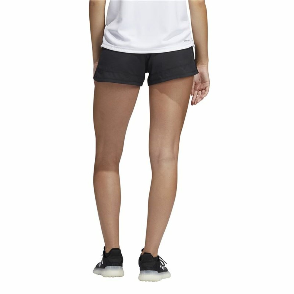 Damen-Sportshorts Adidas Pacer 3 Stripes Schwarz