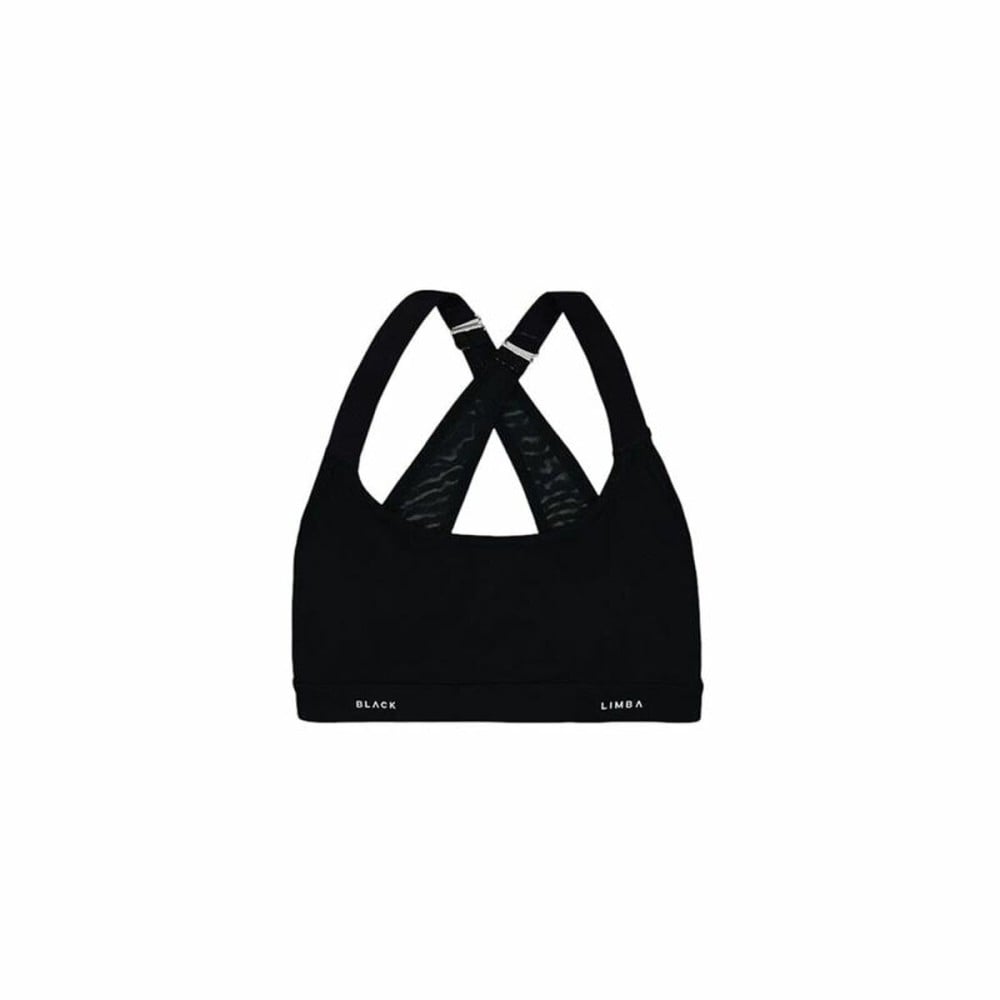 Sporttop für Frauen Black Limba Skyline Mesh Schwarz
