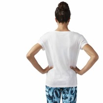 T-shirt à manches courtes femme Reebok Floral Easy Crossfit Blanc