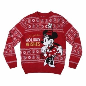 Damen Pullover Minnie Mouse Rot