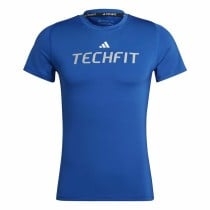 T-shirt à manches courtes homme Adidas techfit Graphic  Bleu