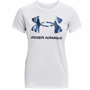 Damen Kurzarm-T-Shirt Under Armour Graphic Weiß