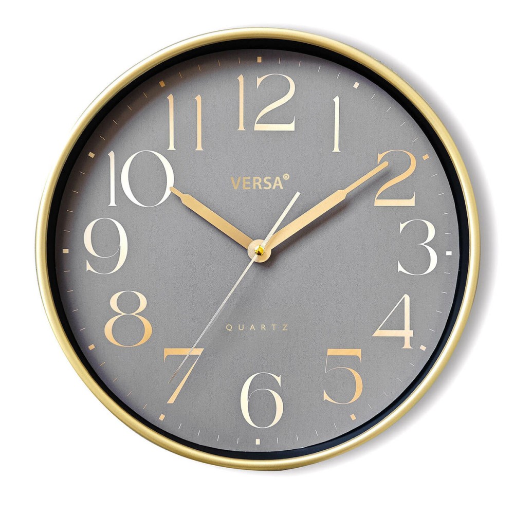 Wanduhr Versa Kunststoff 3,5 x 28,5 x 29,5 cm